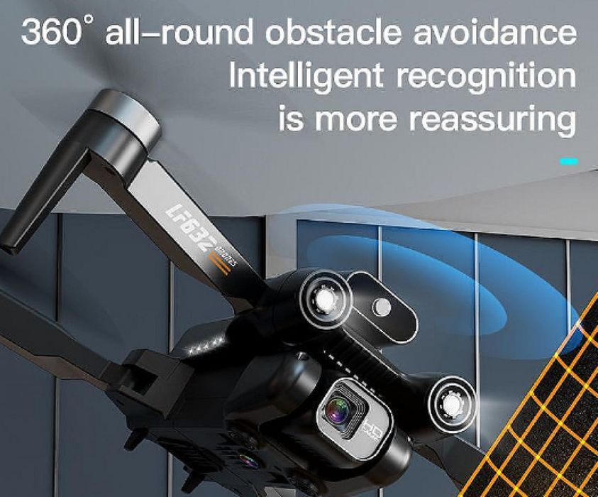 Професионален дрон с 8K HD камера,  Dual камери - Въздушни снимки и ви