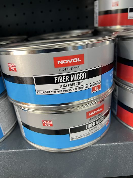 novol shpatlevka 900gr 1kg 1.8kg 2.6kg 4kg steklovalaknom