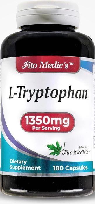 L Tryptophan Л Триптофан 1350мг 180 кап USA