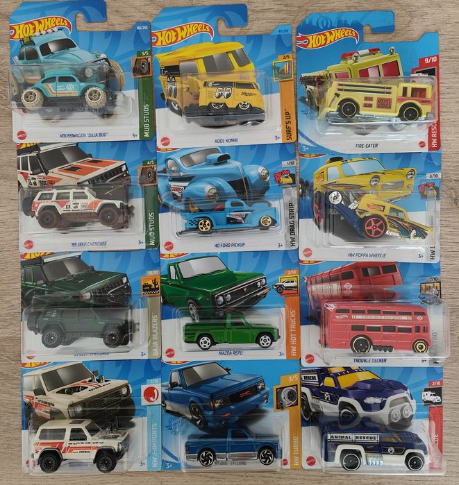 Hot Wheels колички 1/64 - НОВО 2015-2023г