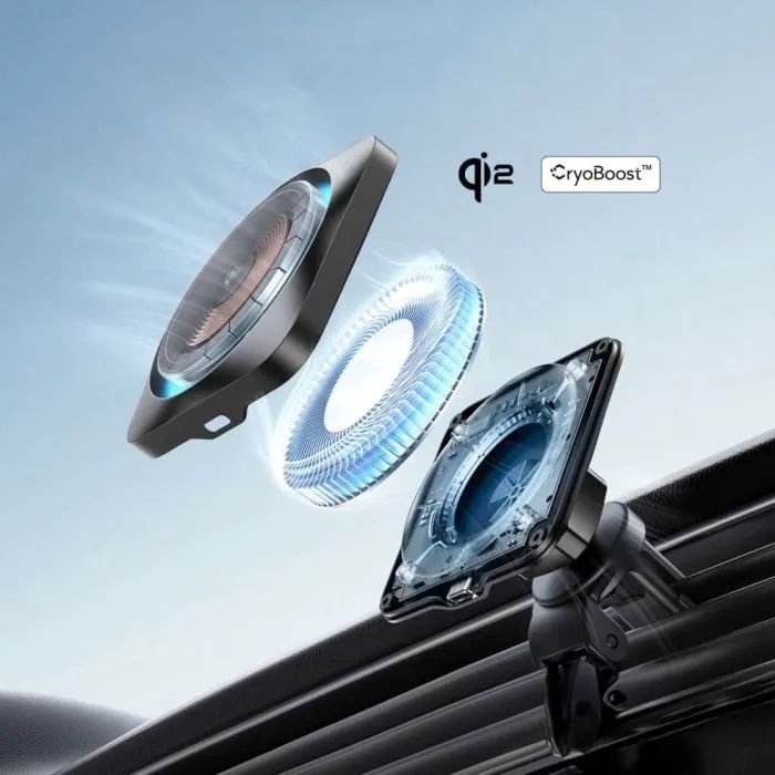 Безжично зарядно за телефон за автомобил ESR Qi2 15W