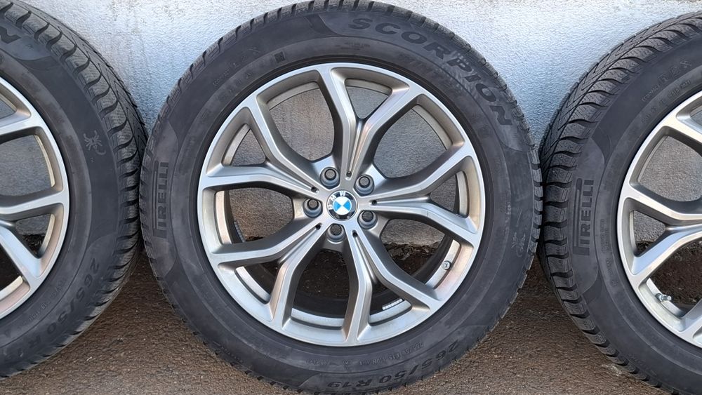 Лети джанти с зимни гуми от БМВ Х5, 19ц.