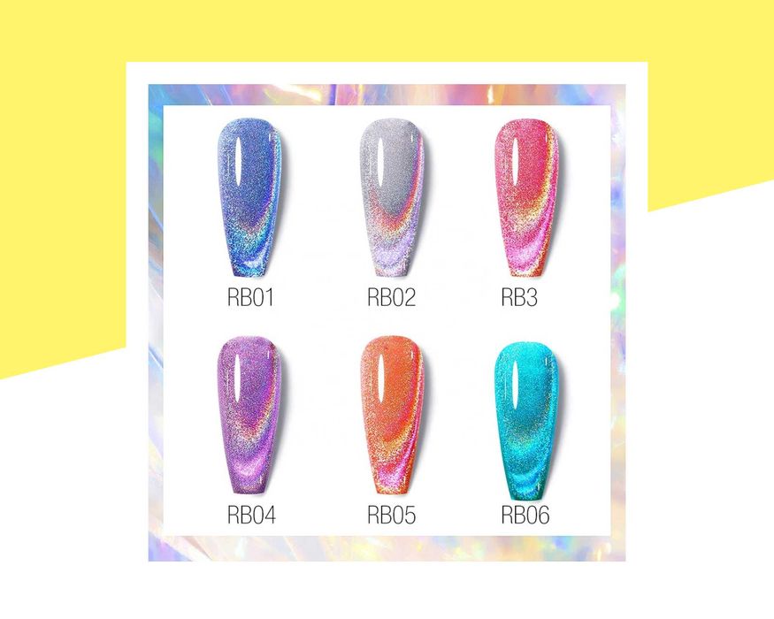 Професионален UV/LED магнитен гел лак с ефект лазер CANNI, котешко око