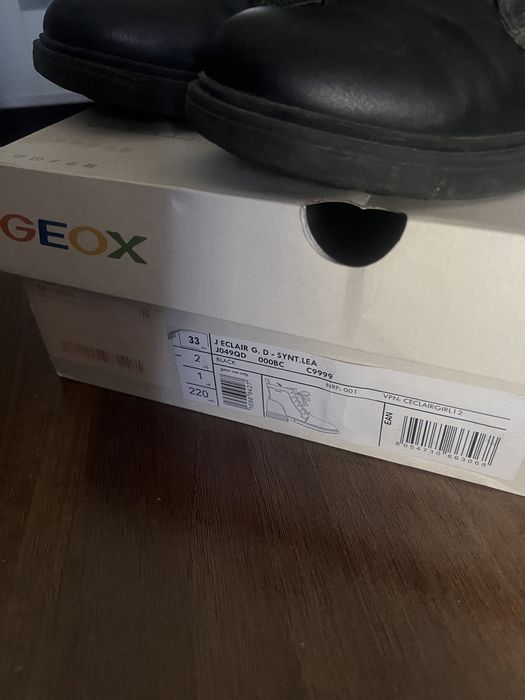 Ботинки для девочки Geox 33 р