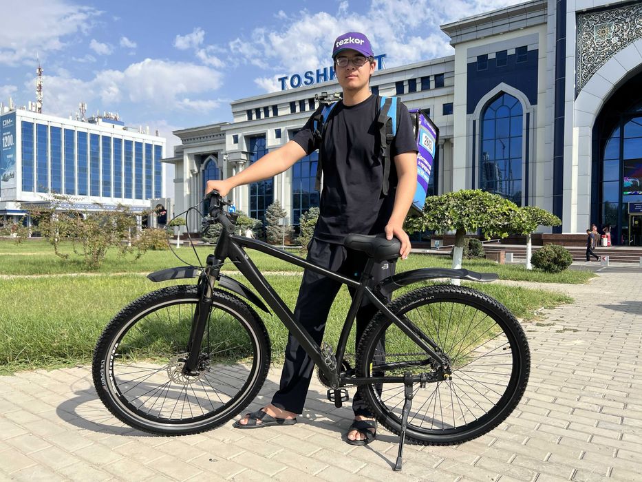 Velosiped sotiladi alumen ramali velik, kuryerlar uchun maxsus