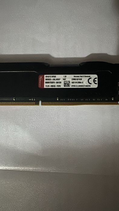 8GB Ram HyperX Fury