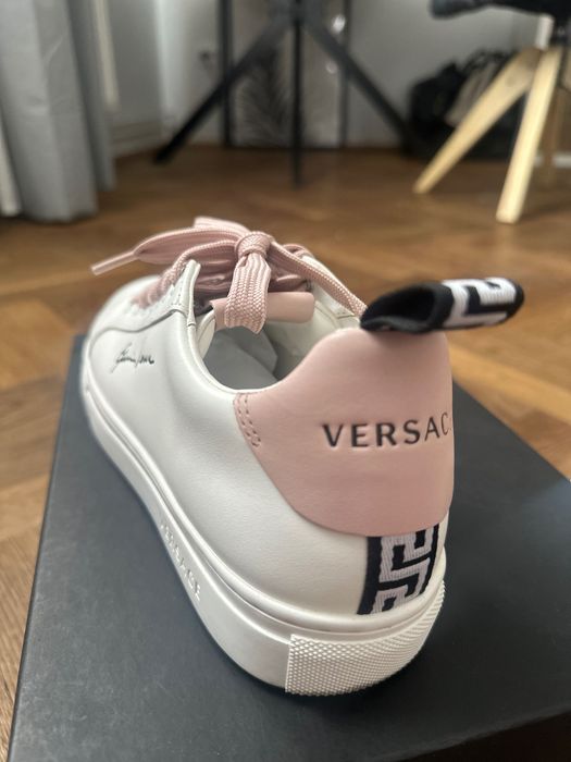 Adidasi de femeie versace alb cu roz nr.38