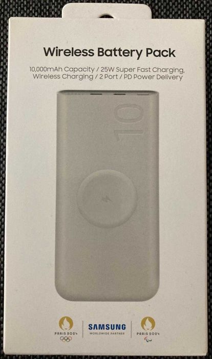 Baterie externa wireless Samsung 10 Ah USB-C x 2, SFC 25W - 139,99 lei