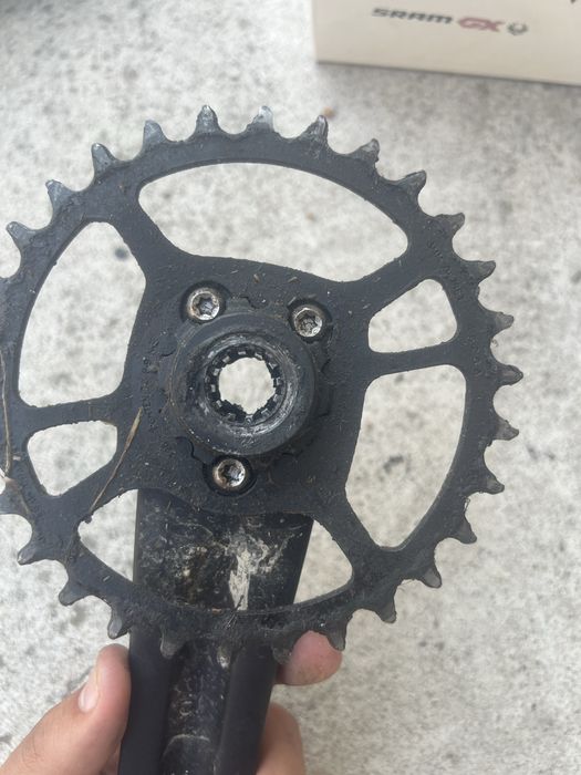 braț de angrenaj dreapta (cu foaie) model SRAM SX Eagle PowerSpline.