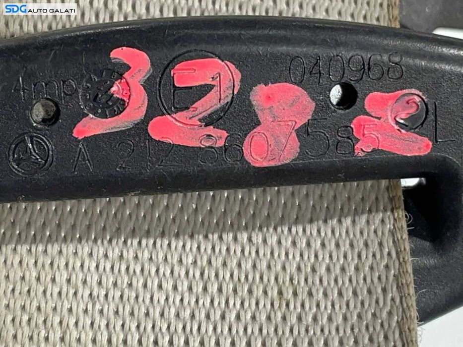 Centura Siguranta Stanga Fata Sofer Mercedes Clasa E Class W212 2009 - 2012 Cod A2128607585 [C3287]