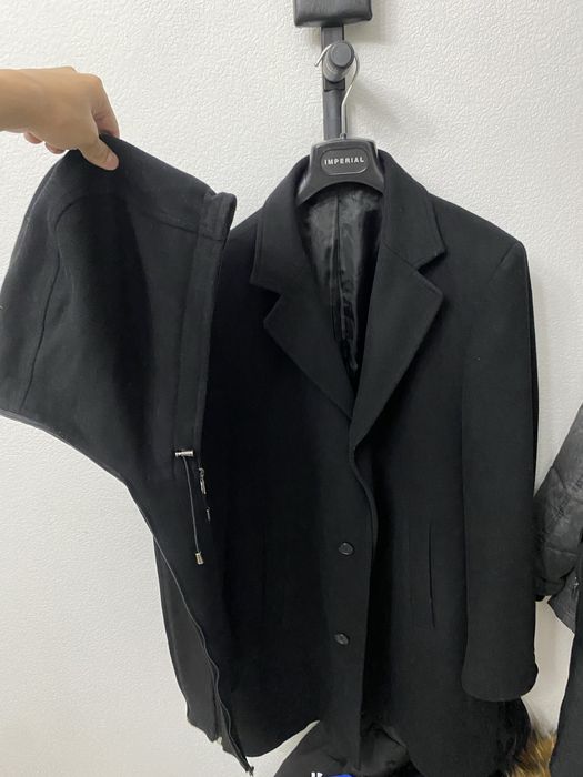 Пальто мужские черный