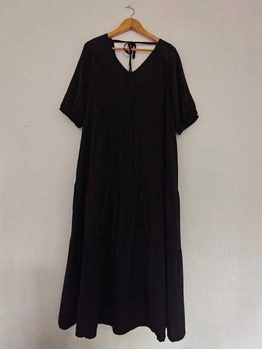 Rochie lunga neagra mas L