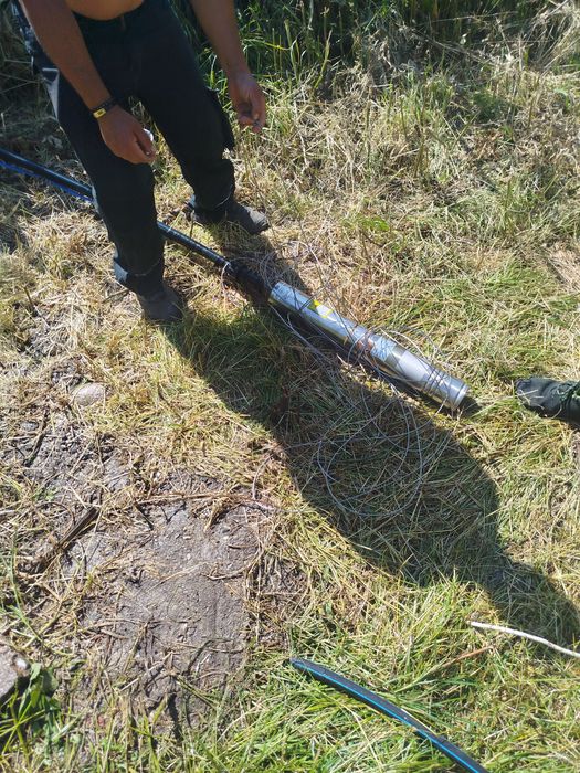 Вадене на заклещени помпи , еърлифт , камера