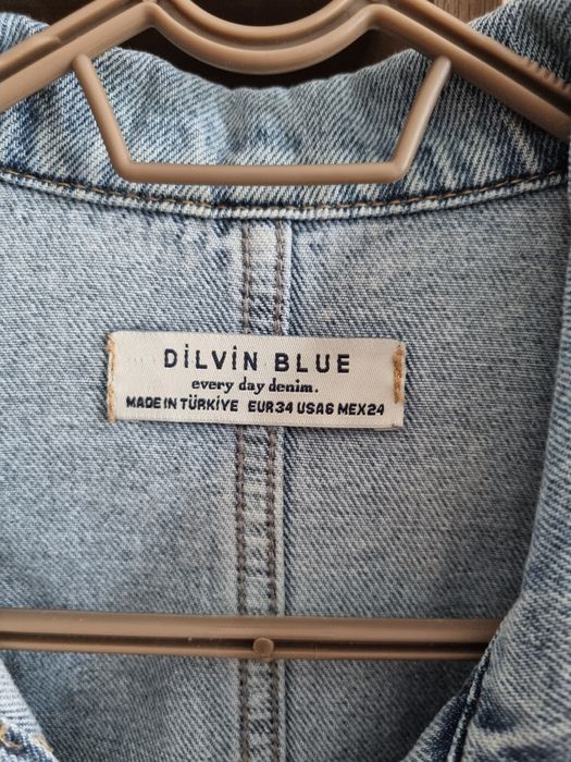 Дамско дънкено яке,светъл деним