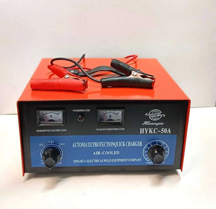 Зарядно за акумулатор 50 AMP- 6/12/24V