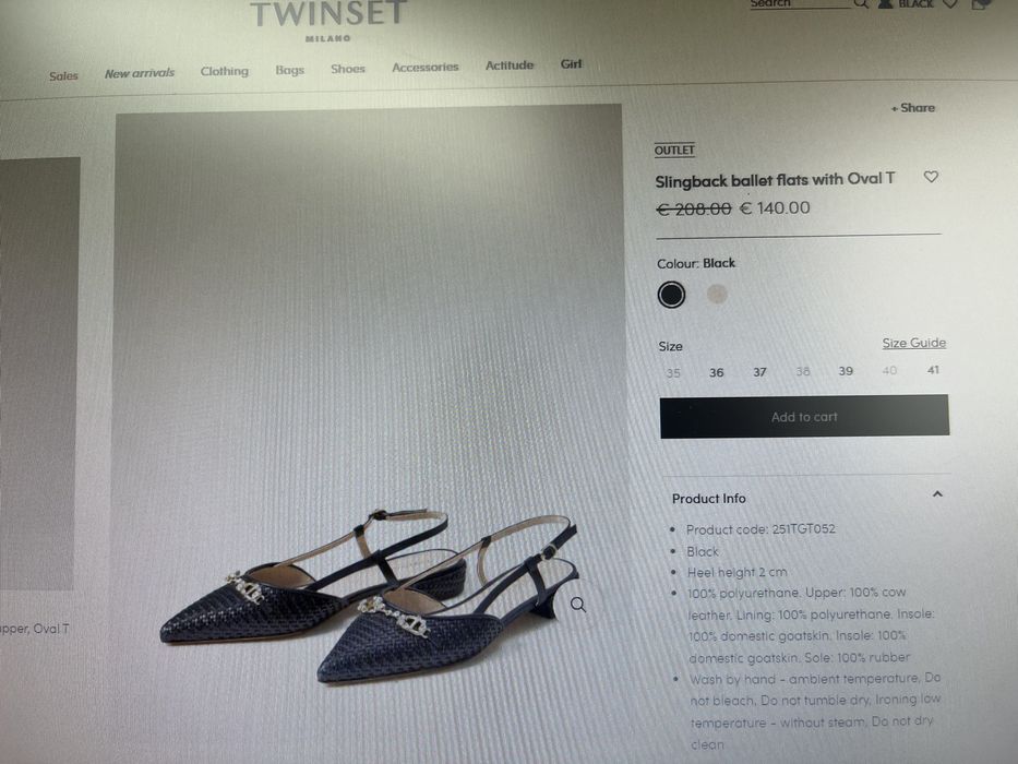 Обувки нови twinset
