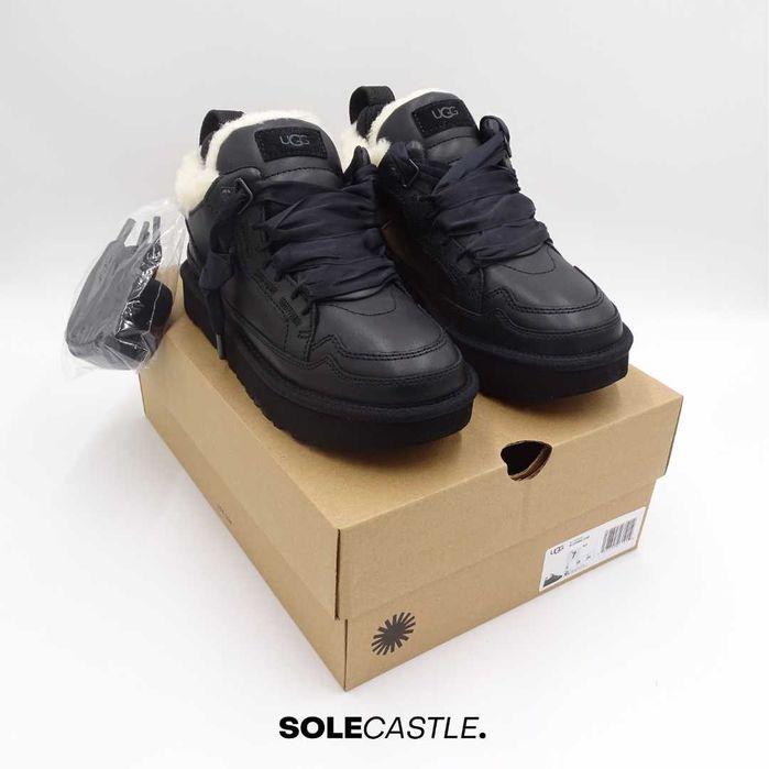 Ghete UGG Lowmel 'Black Leather'