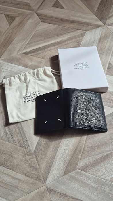 Portofel Maison Margiela Grained Leather Bifold