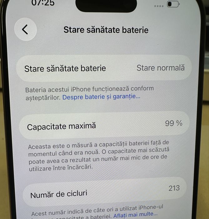 Iphone 16 pro / 256 gb / 99% baterie / garantie