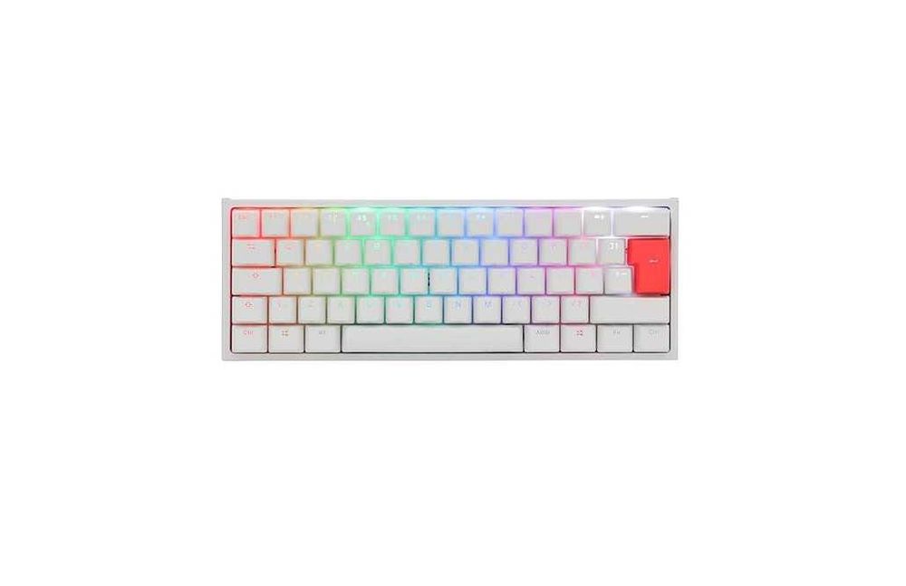 ^ Клавиатура Ducky One 2 Mini RGB - Cherry SILENT RED switch, US, PBT