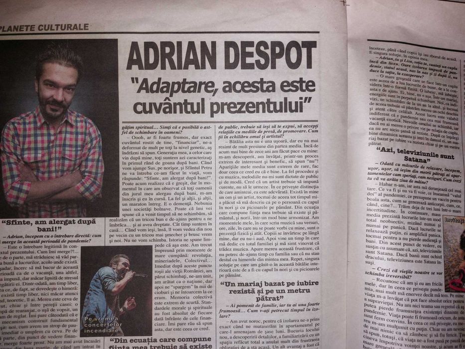 Revista Regina Maria pe coperta