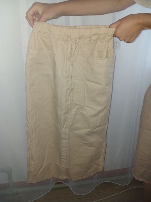 Юбка прямая лёгкая