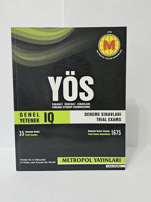 Купите книгу для подготовки к экзамену YOS и поступайте в вузы Турции!