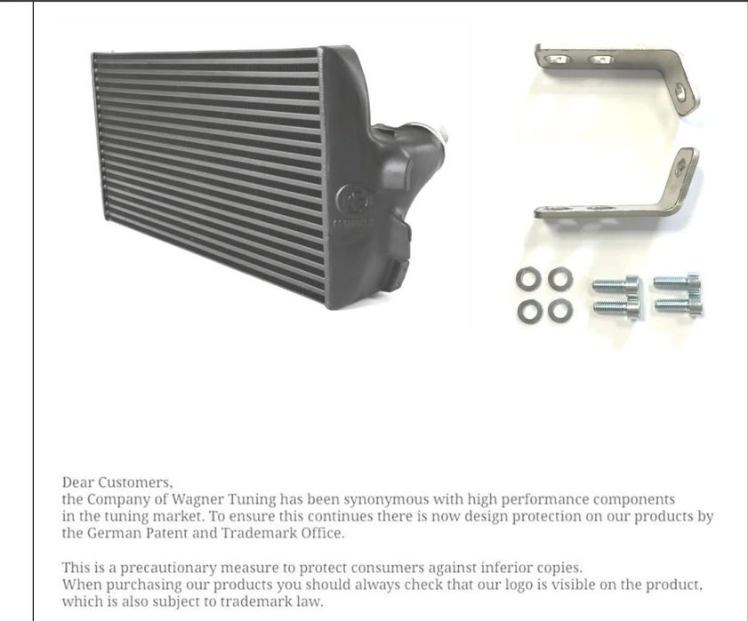 Kit intercooler sport Turbo core BMW Seria F (F07, F10, F11, F18, F06, F12, F13, F01, F02 plug & play  F01/F02 - 730d, 740d, 740i  630d, 640d, 630i, 640i 518d, 520d, 525d, 530d, 535d, 535i, 540i stage2 stage 3 stage4