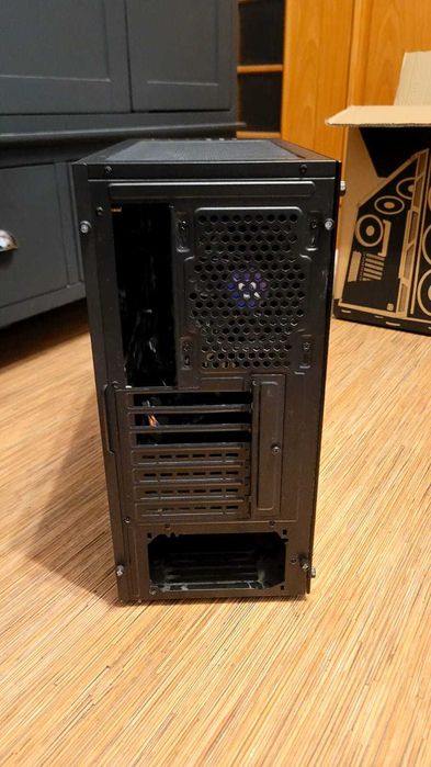 Carcasa AQIRYS Antares, Mid-Tower, fara sursa, ATX, Black