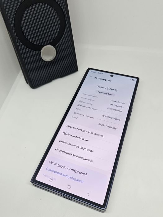 Samsung Galaxy Z Fold 6 5G 256GB 12RAM Navy Blue 94% Battery 427 Цикъла