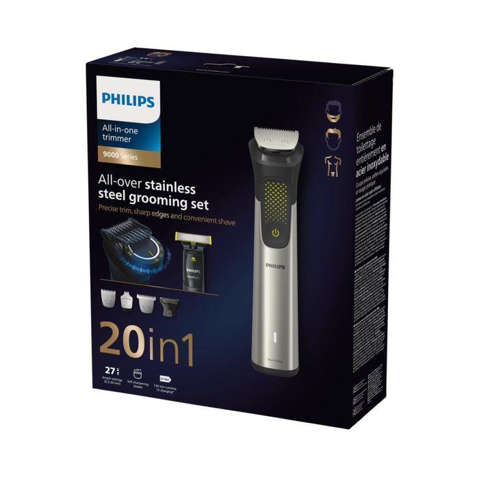 Триммер Philips + One Blade MG9553/15 20в1 9000 Серия 1 Год Гарантия