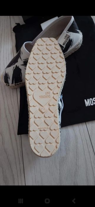 Espadrile Love Moschino, marimea 36 - piele naturala