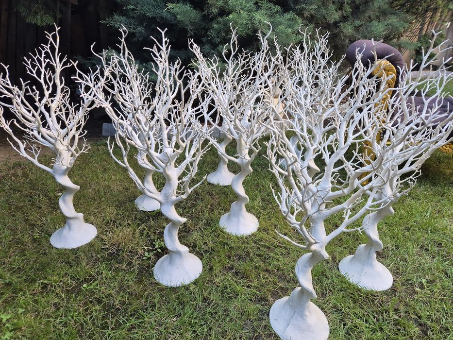 Copacei decorativi albi înălțime 80 cm