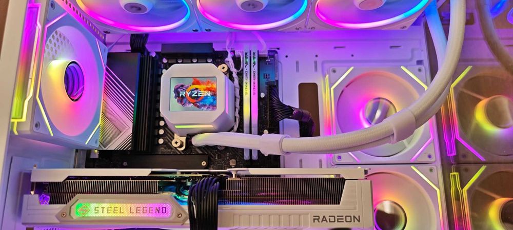 Компютър - /Asrock AM5 B650/Ryzen 5 7600/RX 9060 XT 16GB/32GB DDR5 6600MHz/2TB nVme/750W Gold Modular/