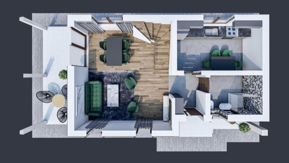 Casă mediteraneană single - SOLIS