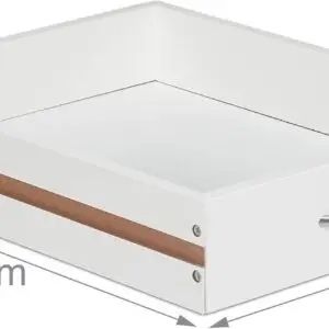 Кухненска количка с 2 чекмеджета Relaxdays