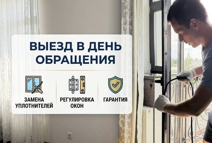 Ремонт окон, регулировка
