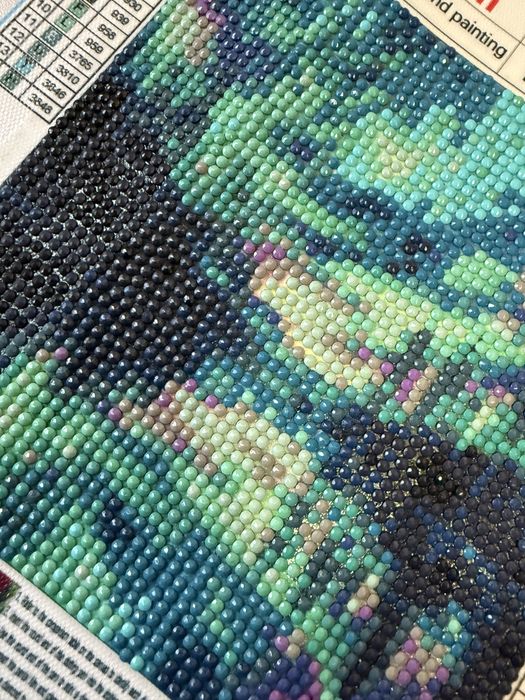 Diamond Painting Finalizat 20 x 20 cm - Mistery Forest