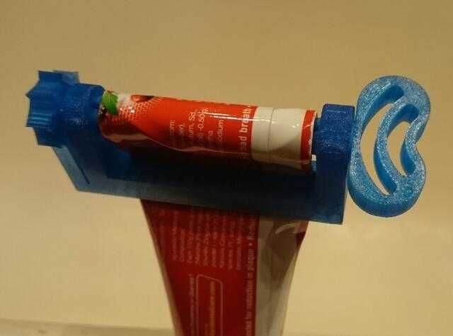 3D печатный выдавливалка зубной пасты