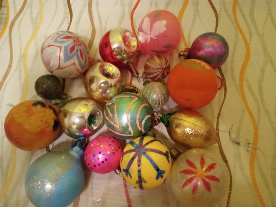 Игрушки ёлочные советской эпохи