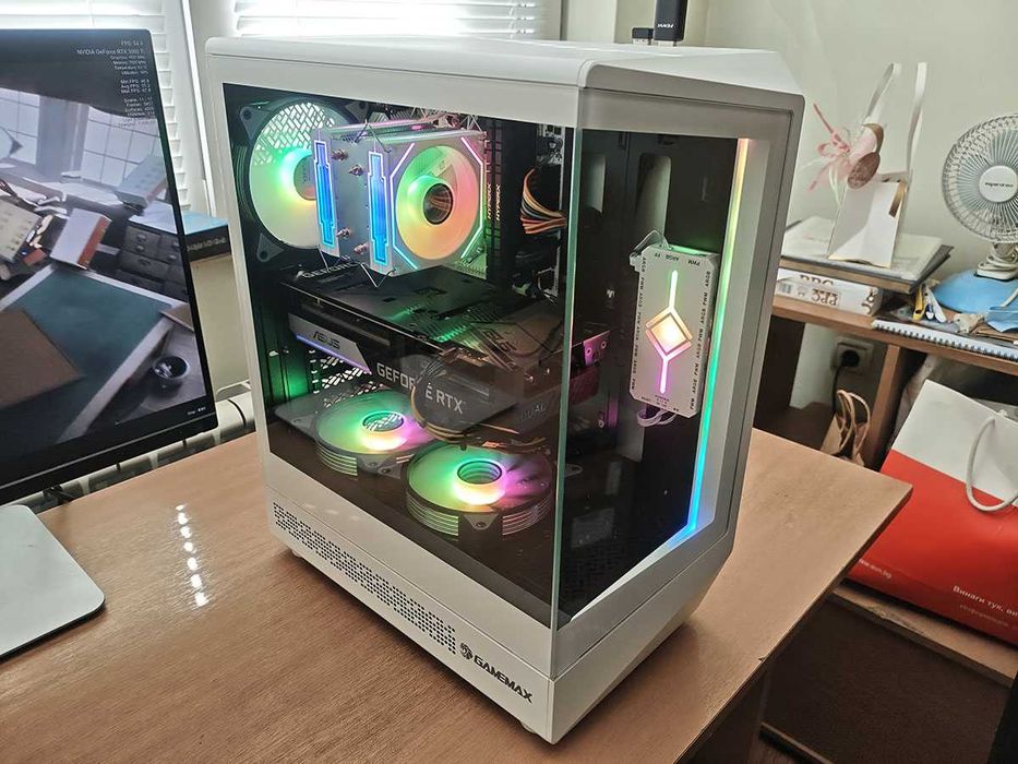 Геймърски компютър, Ryzen 5600, Rtx 3060Ti, 32gb Ram, 960Gb ssd, 700W