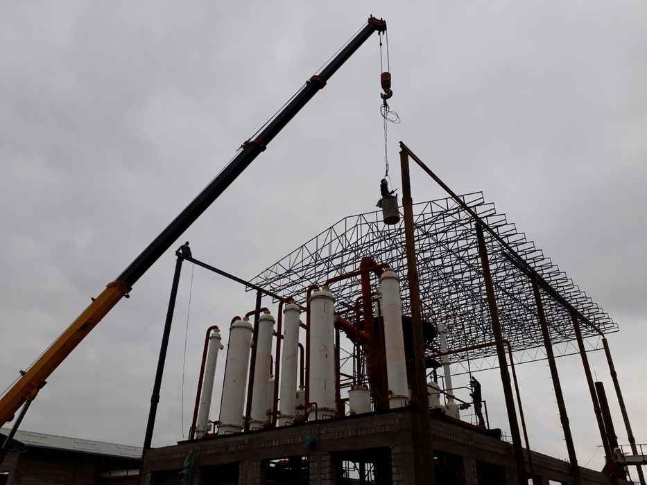 Контейнер профили ва уголокдан том ёпиш