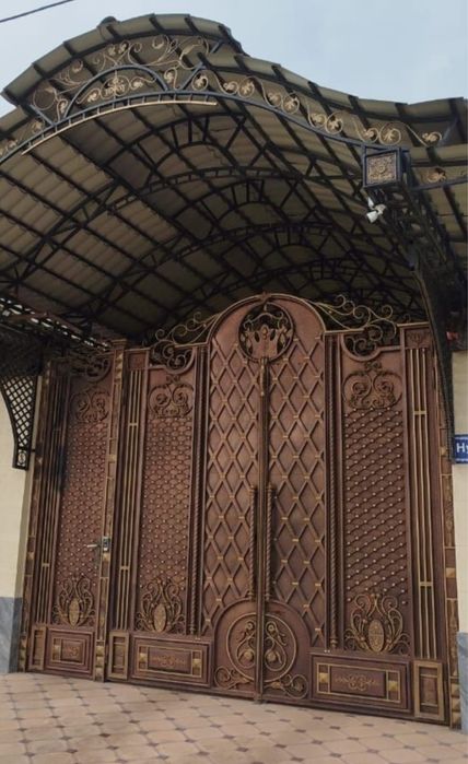 Покраска ворот