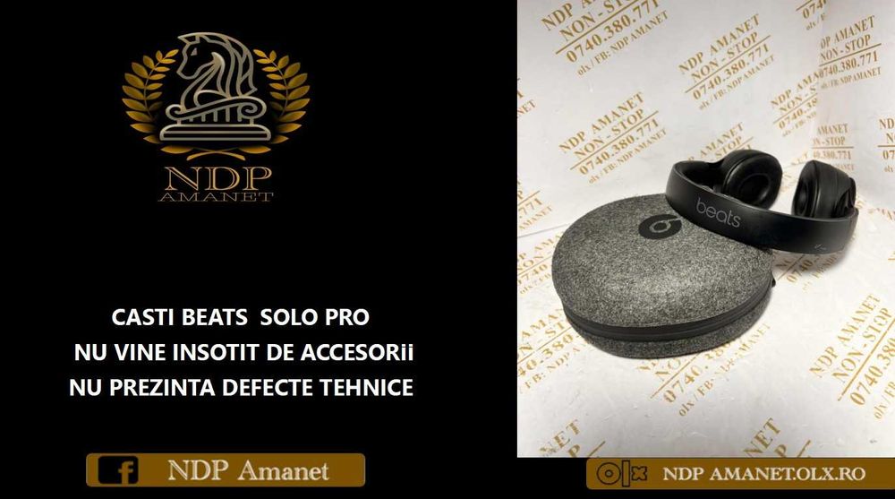 NDP Amanet Calea Mosilor 298   CASTI BEATS SOLO PRO (48009)