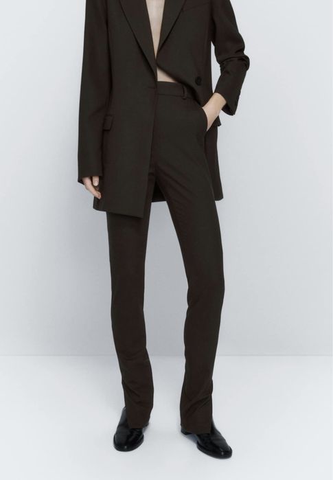 Pantaloni din stofa Massimo Dutti