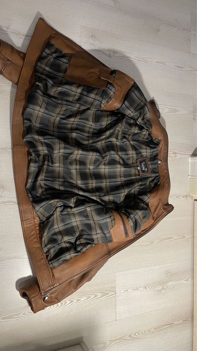 Мъжко яке от ЕСТЕСТВЕНА Кожа / Кафяв цвят