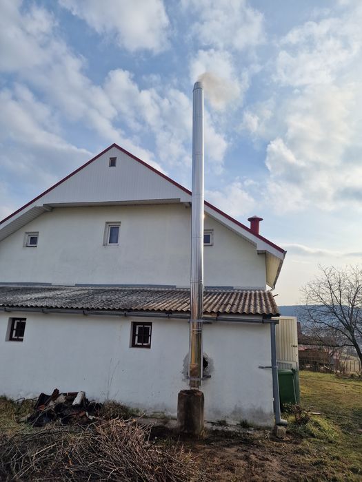 Coșuri pentru fum din inox dublu izolate