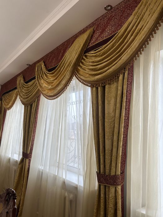 Шторы на три окна
