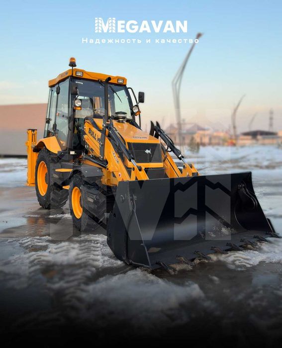 Новый экскаватор погрузчик BULL HD100 с телес.стрелой xcmg ekskavator