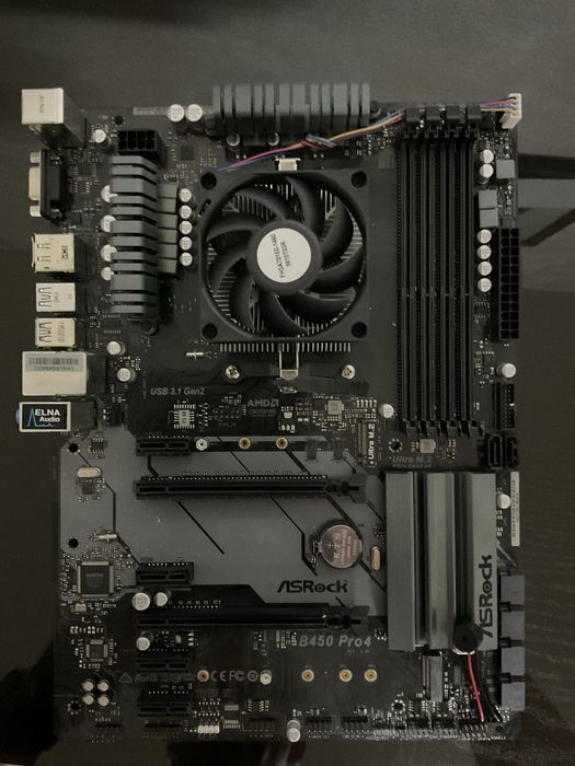 Дънна платка Asrock B450 pro4